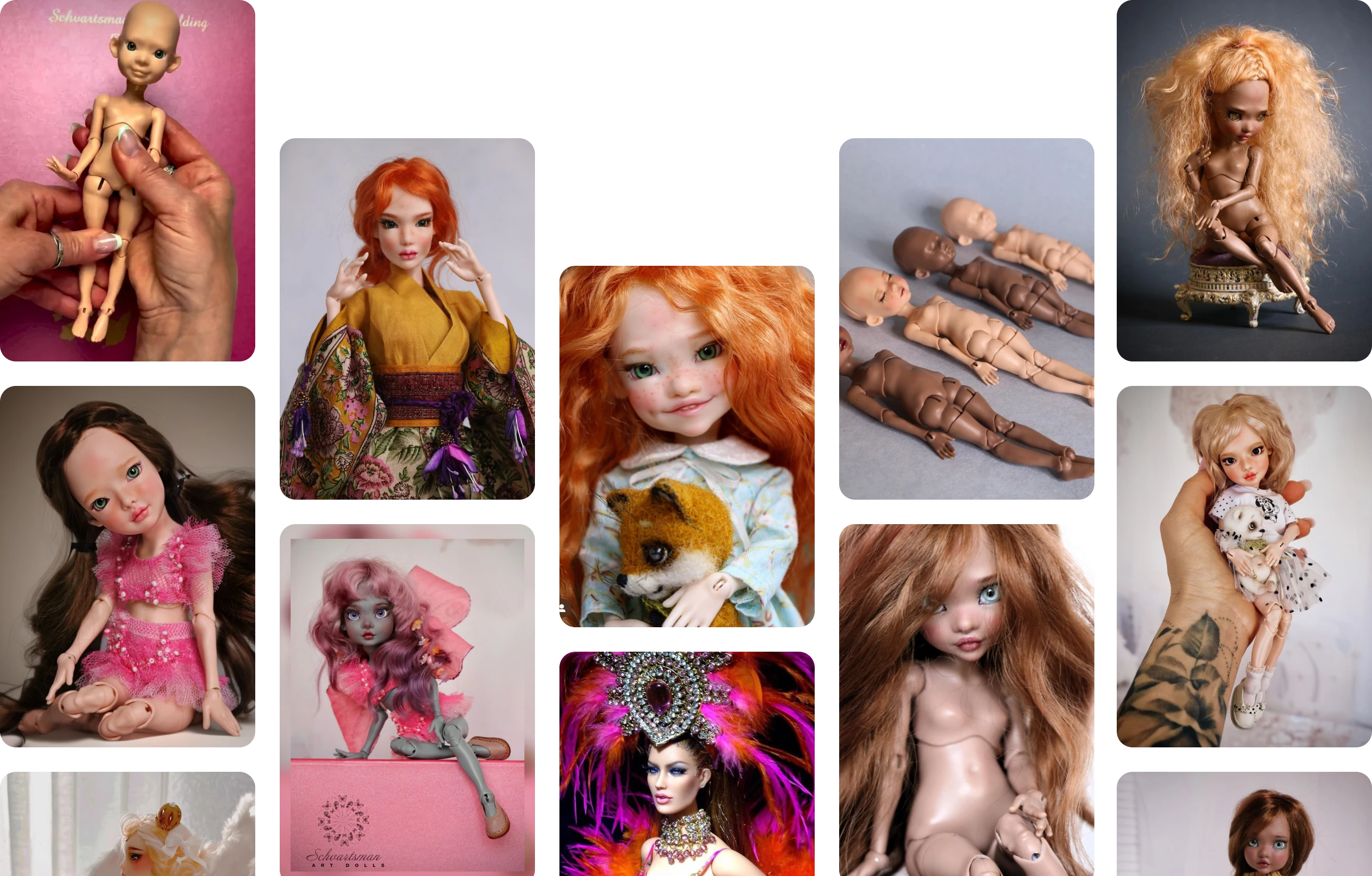 Dolls from the collecting community